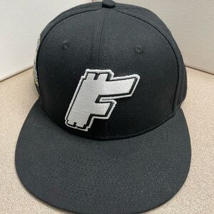 The Fundraisers Kool John Shmoplife California Staff Black Fitted 7 5/8 Hat Cap